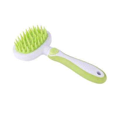 Hot Sale Pet Brush Silicon Pet Massage Comb Portable Hair Brush Cleaning Removal Pet Grooming Tool